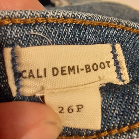 Madewell Women's Cali Demi-Boot Jeans NA033 Size 26P - Picture 6 of 8